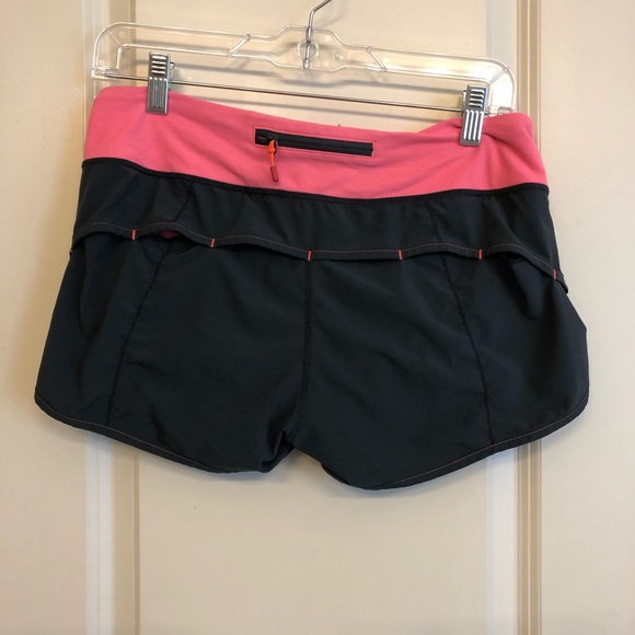 lululemon athletica Pants - Gray and pink lulu shorts